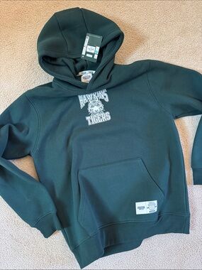 Stranger Things Embroidered Hawkins Tigers Hoodie